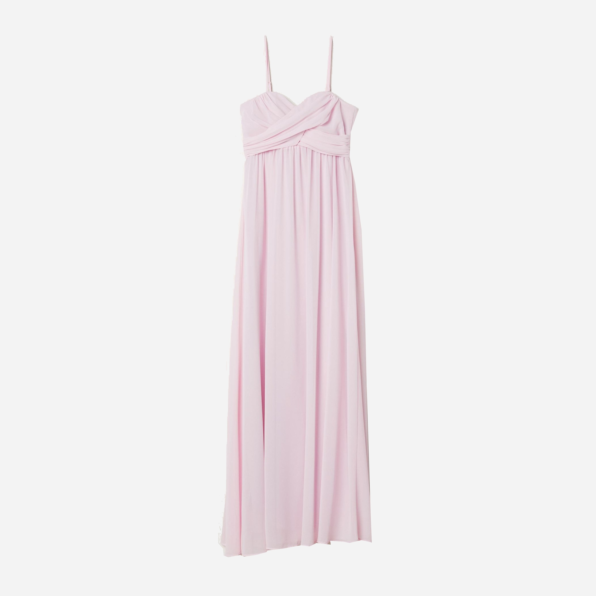 Акція на Сукня вечірня довга літня жіноча H&M 312-608013 36 Світло-рожева від Rozetka