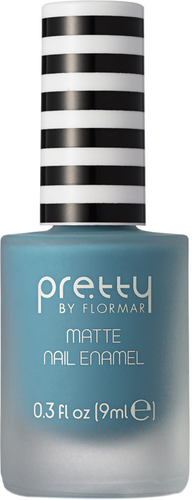 Лак для ногтей Pretty PR Matte Nail Enamel матовый 008 Aqua 9 мл ...