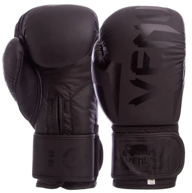 Перчатки боксерские кожаные VENUM VL-8291 10-12 унций черный – фото ...
