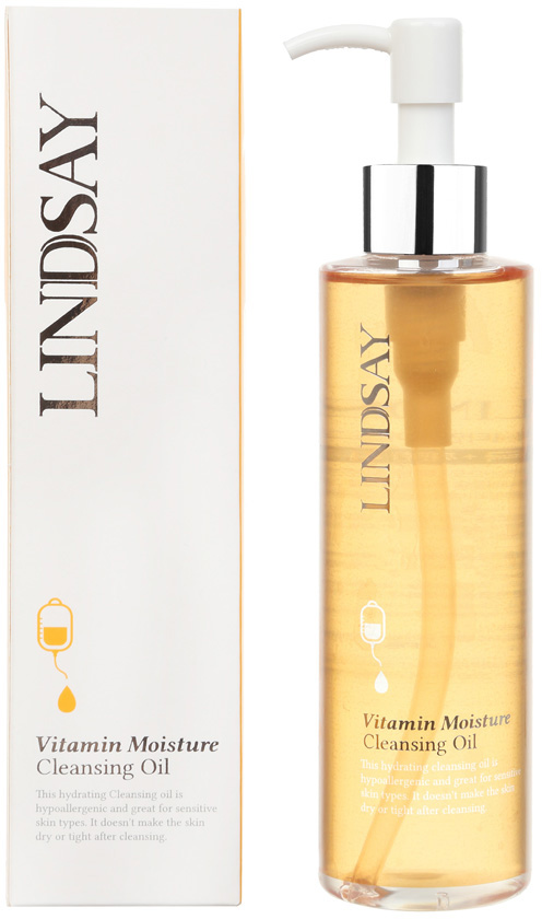 Акція на Косметическое увлажняющее масло Lindsay Vitamin Moisture Cleansing Oil для снятия макияжа 200 мл (8809371144540) від Rozetka UA