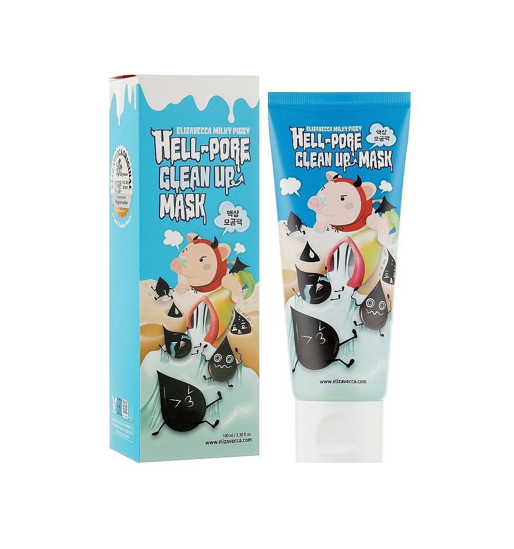 Маска-пленка для очищения пор Elizavecca Hell-Pore Clean Up Mask 100 ml ...