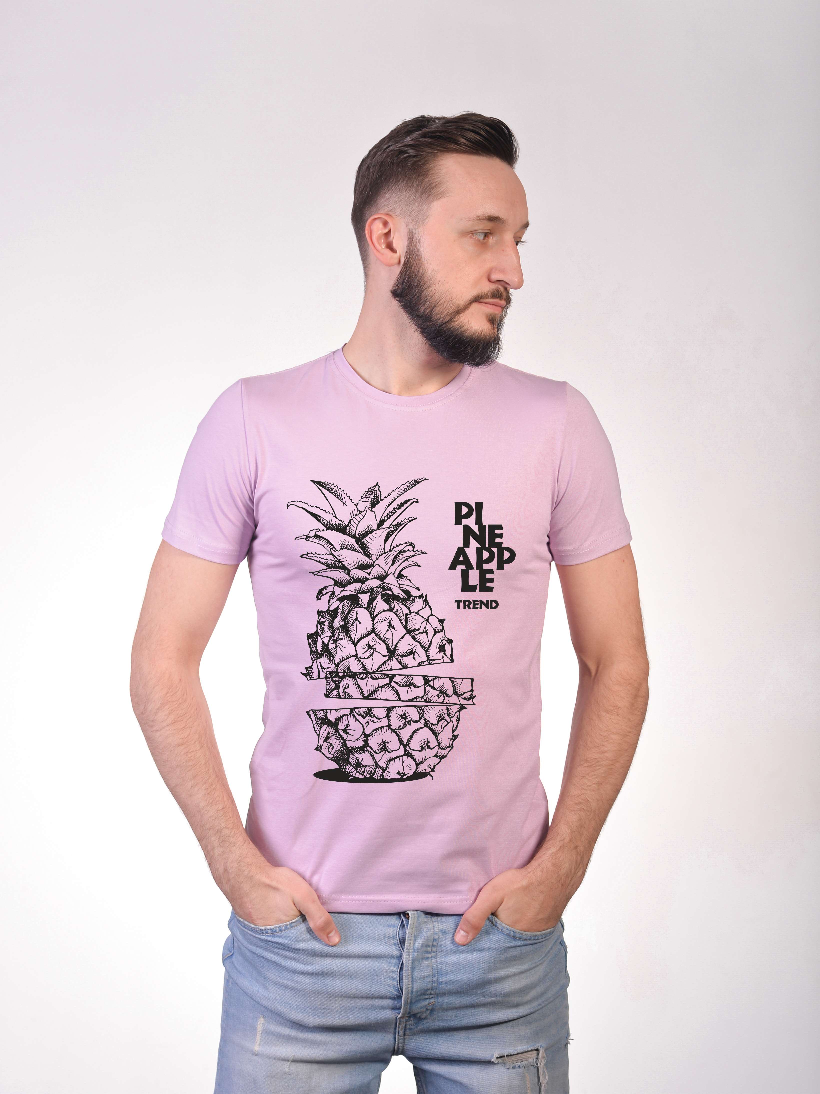 

Футболка Pineapple бузкова Premium  Vudvud, Футболка Pineapple бузкова Premium S Vudvud