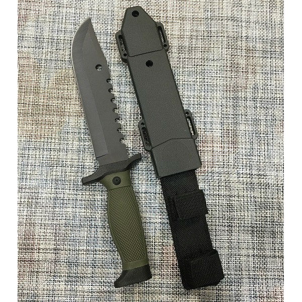 

Туристический антибликовый нескладной нож GR 243B 30,5 см для походов, охоты, рыбалки, туризма (GR000X30002438B)