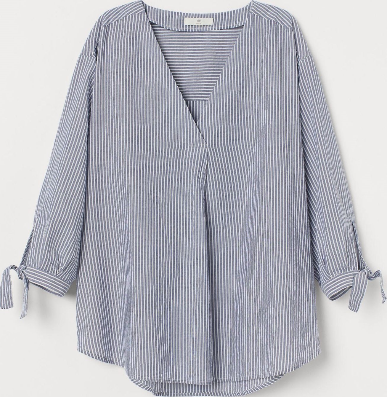 

Блузка H&M 87100216 XS Сине-белая в полоску