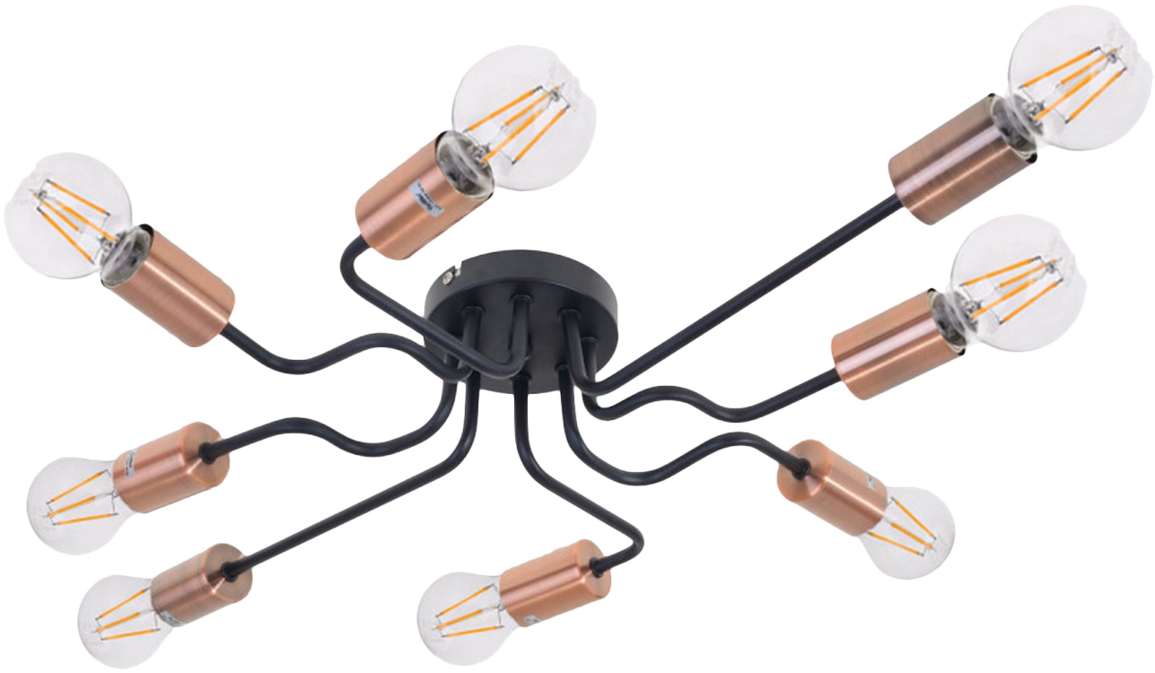 

Люстра Brille BL-591S/8 E27 BK/Cop (23-827)