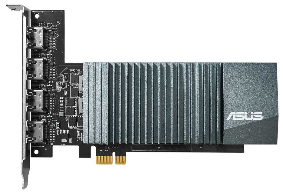 

Asus PCI-Ex GeForce GT 710 2GB GDDR5 (64bit) (954/5012) (4 x HDMI) (GT710-4H-SL-2GD5)