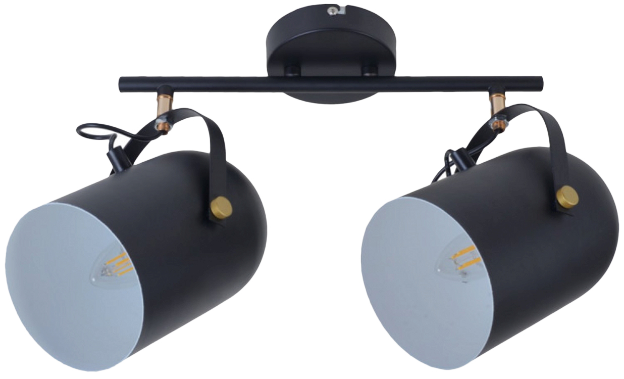 

Светильник спотовый Brille HTL-209/2 E27 BK (26-796)