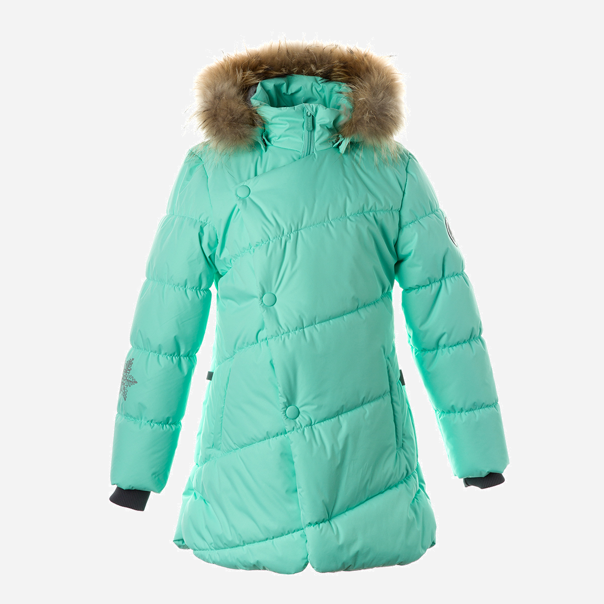 Акція на Дитяча зимова куртка для дівчинки Huppa Rosa 1 17910130-20026 134 см від Rozetka