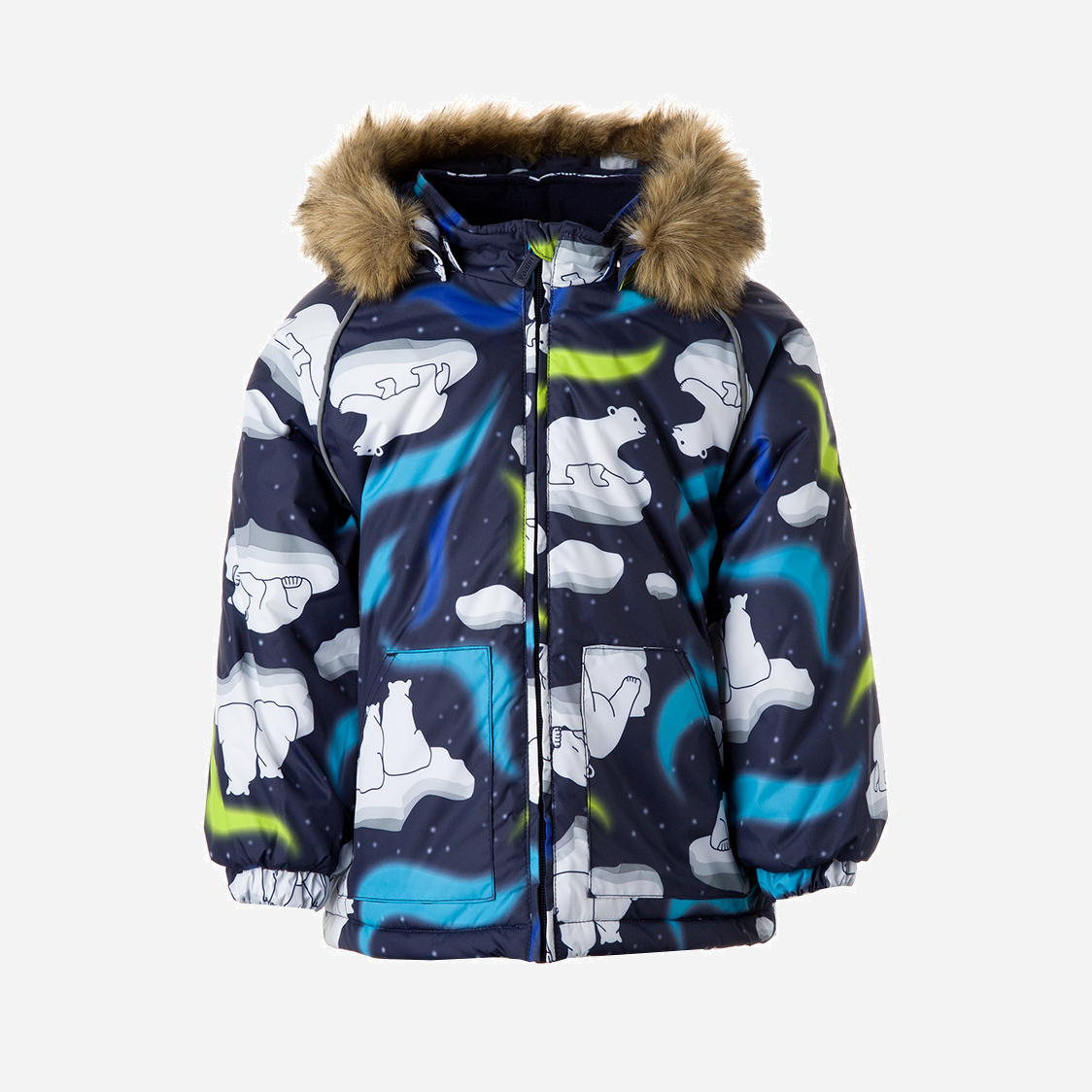 Акція на Дитяча зимова довга куртка для хлопчика Huppa Virgo 17210030-13286 86 см від Rozetka