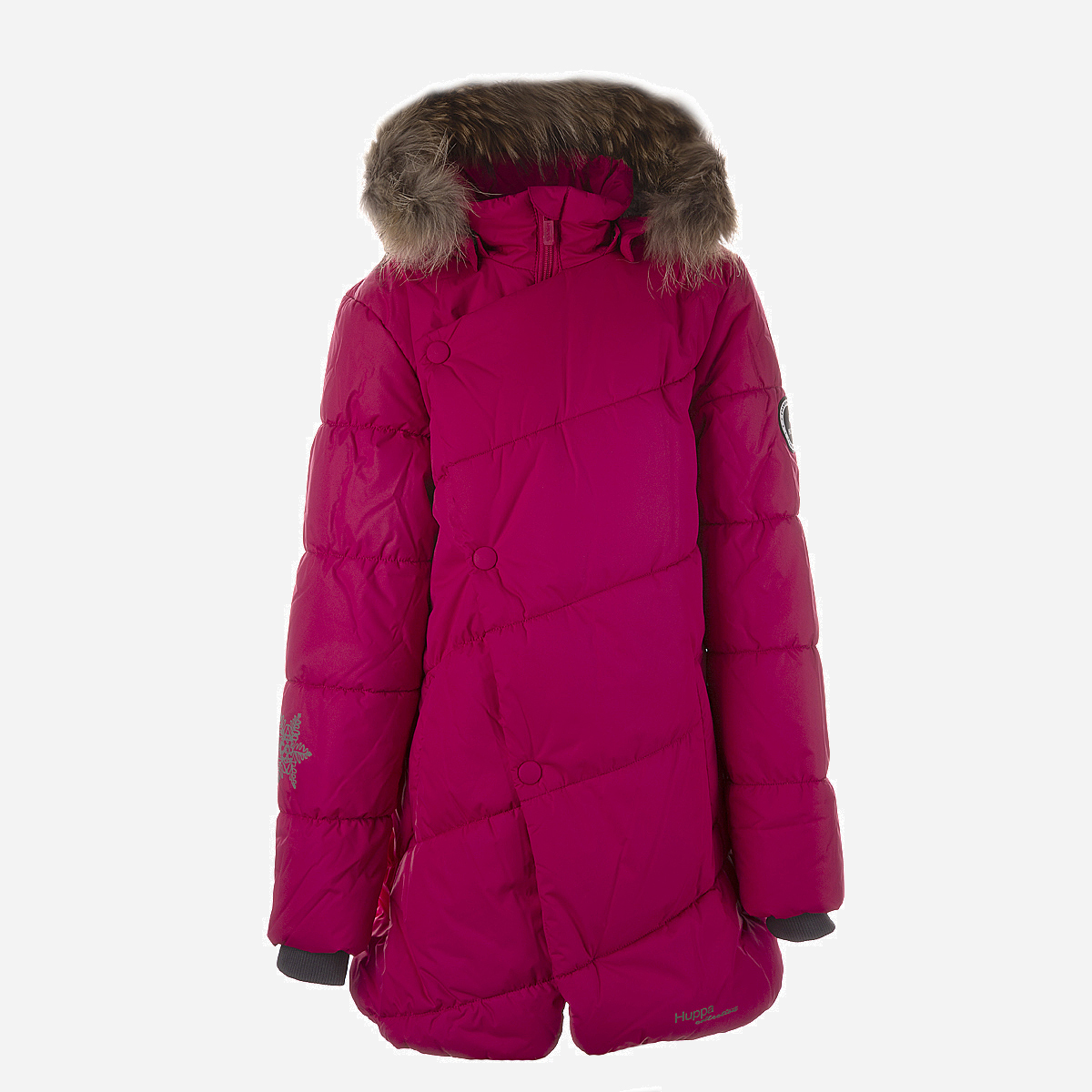Акція на Дитяча зимова куртка для дівчинки Huppa Rosa 1 17910130-00063 116 см від Rozetka