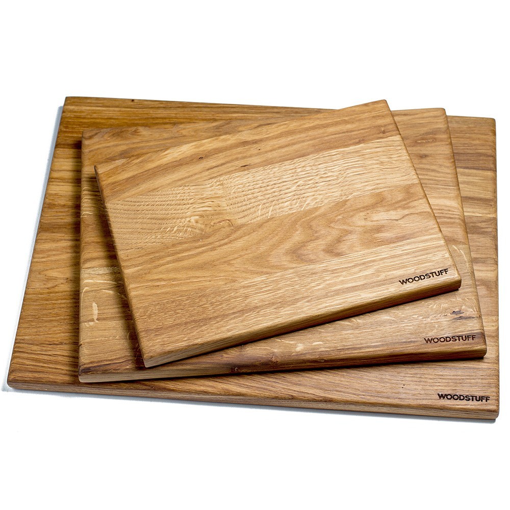 

Набор разделочных досок из дуба Woodstuff Классика 3 шт