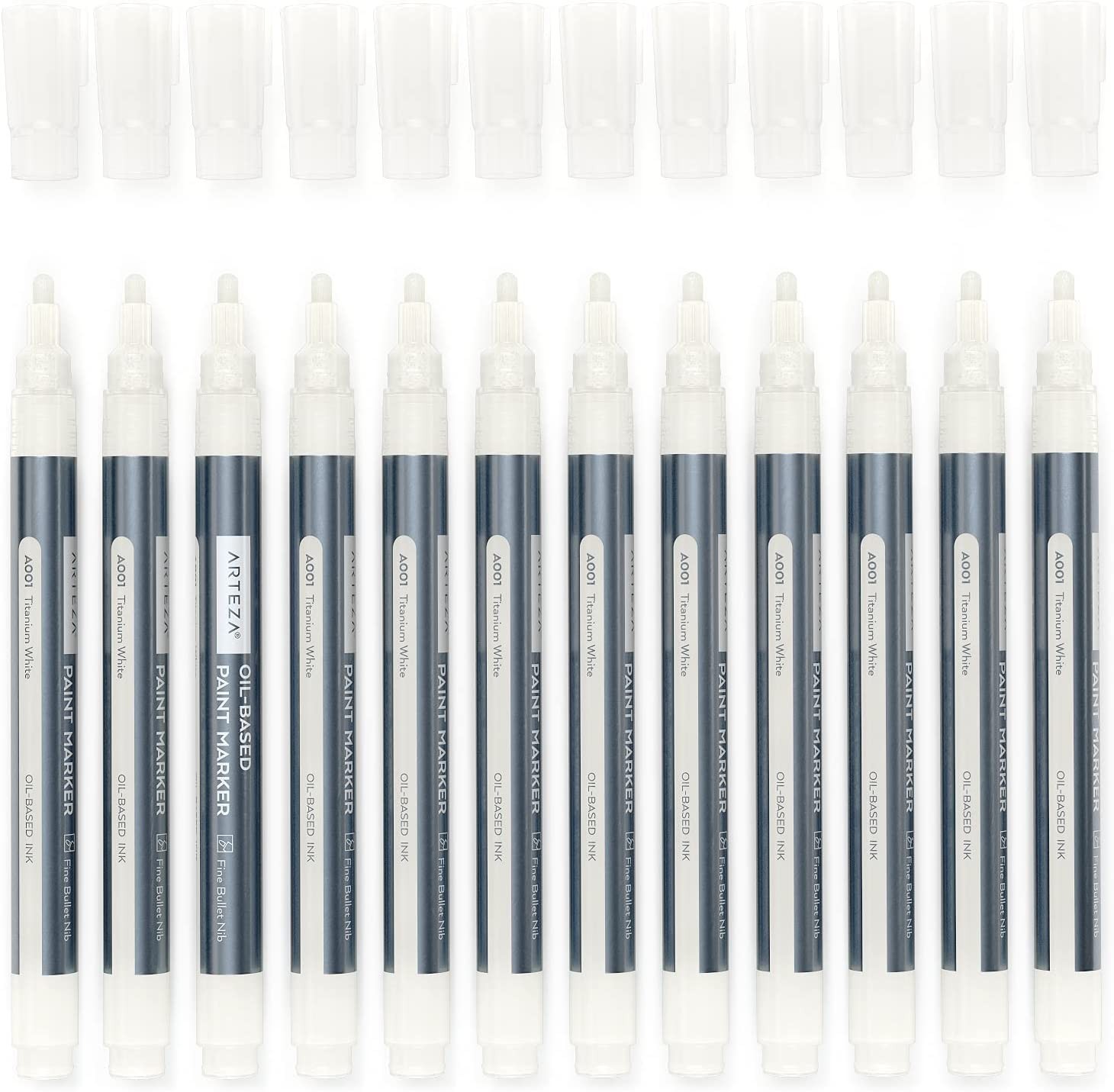 Arteza Permanent Markers, Retro Pop Colors, Ultra Fine Nib - 24 Pack :  Target