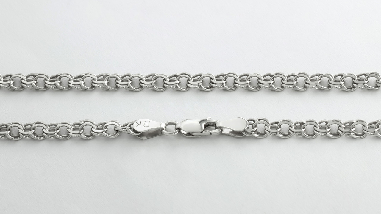 

Серебряная цепь Silvex925 родированная - 913Р 2/55, женская
