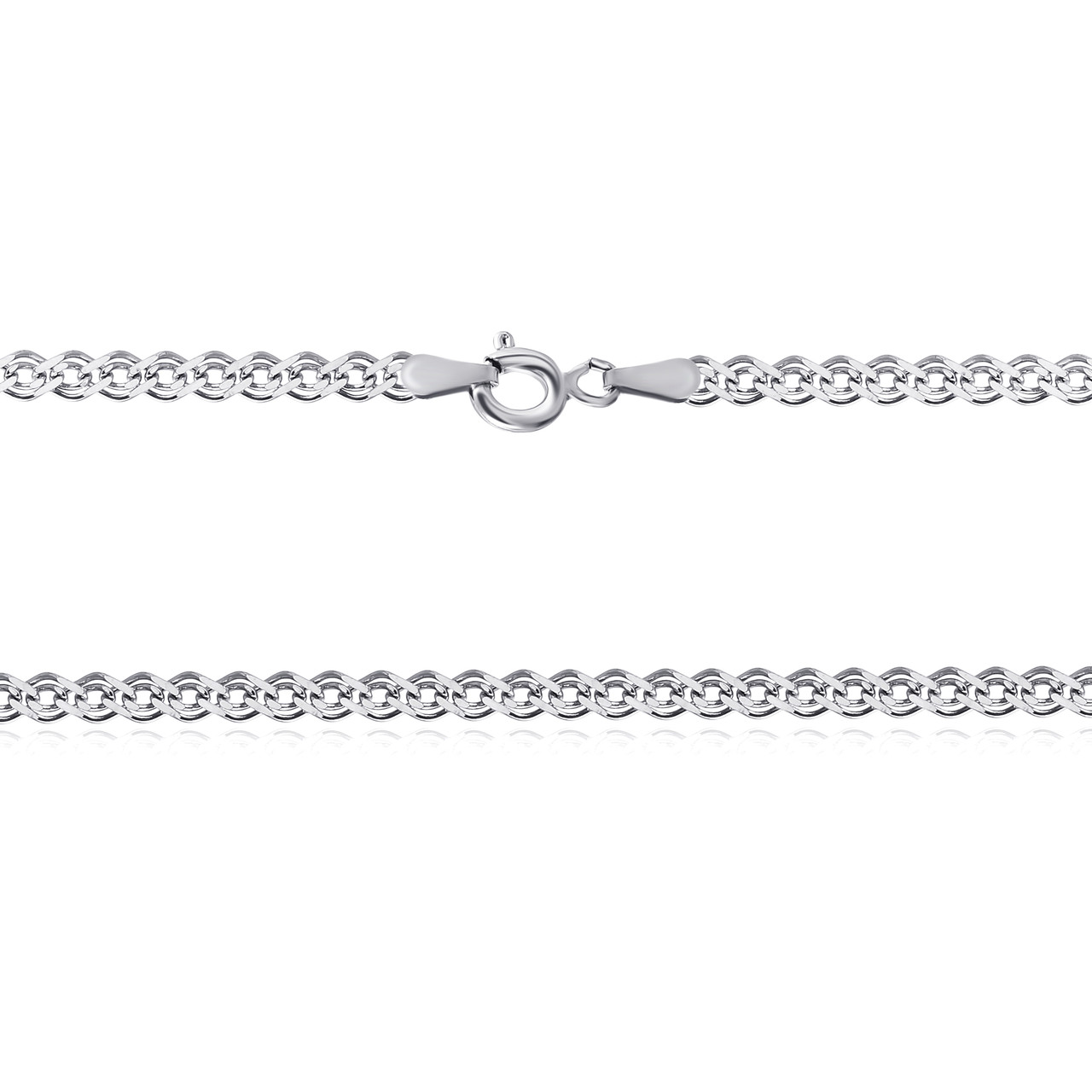 

Серебряная цепь Silvex925 родированная - 813Р 2/50, женская