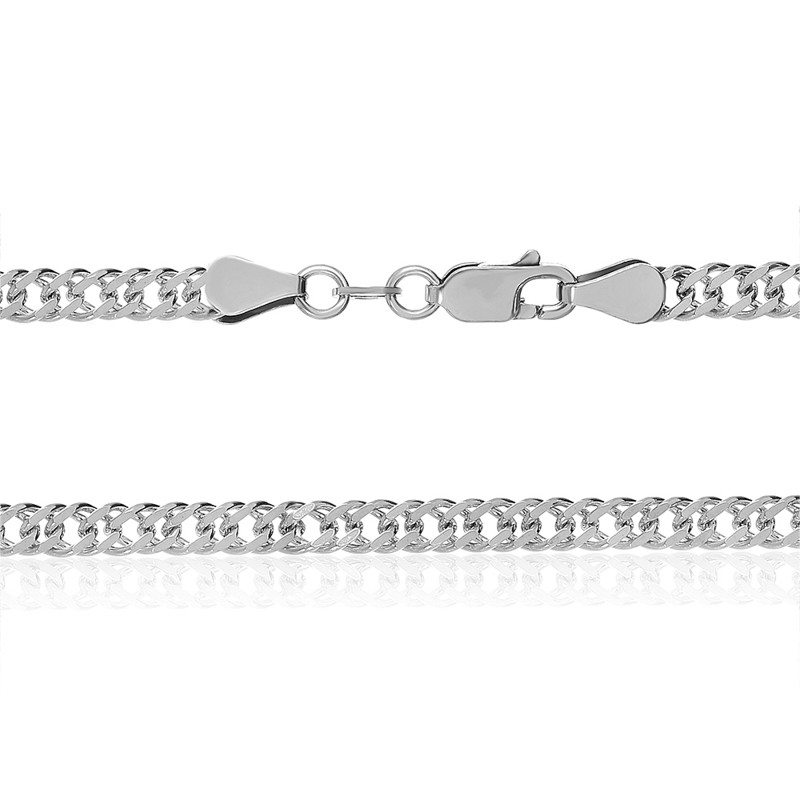 

Серебряная цепь Silvex925 родированная - 811Р 6/55, женская