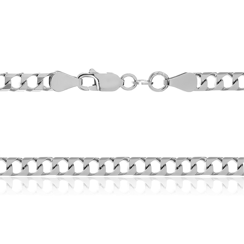 

Серебряная цепь Silvex925 родированная - 828Р 2/55, женская