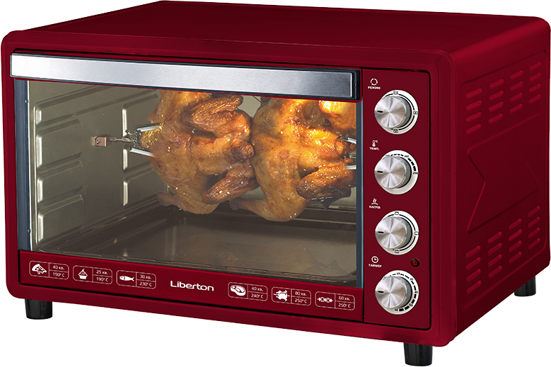 

Электрическая печь LIBERTON LEO-651 Dark Red