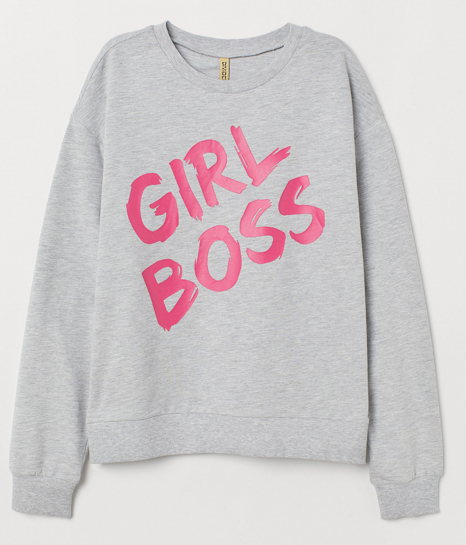 

Свитшот H&M 75492692 XS Серый меланж