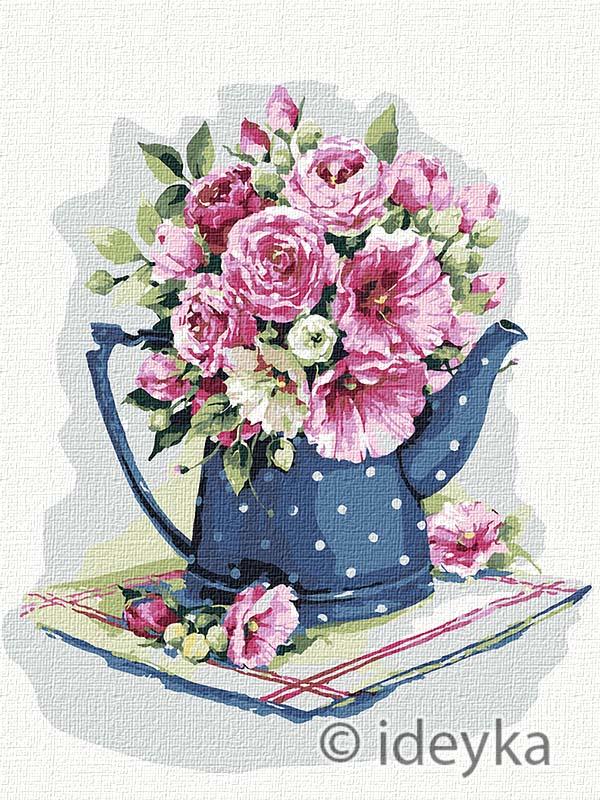 Картина по номерам Люди. Зачаровуючий букет, 30х40см, в термопакете ...