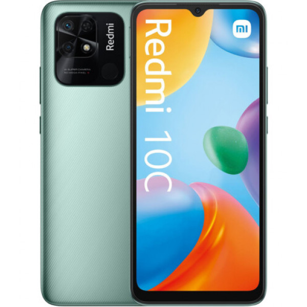 Смартфон Xiaomi Redmi 10C 4/64Gb Mint Green (Global Version) фото, відгуки, характеристики в