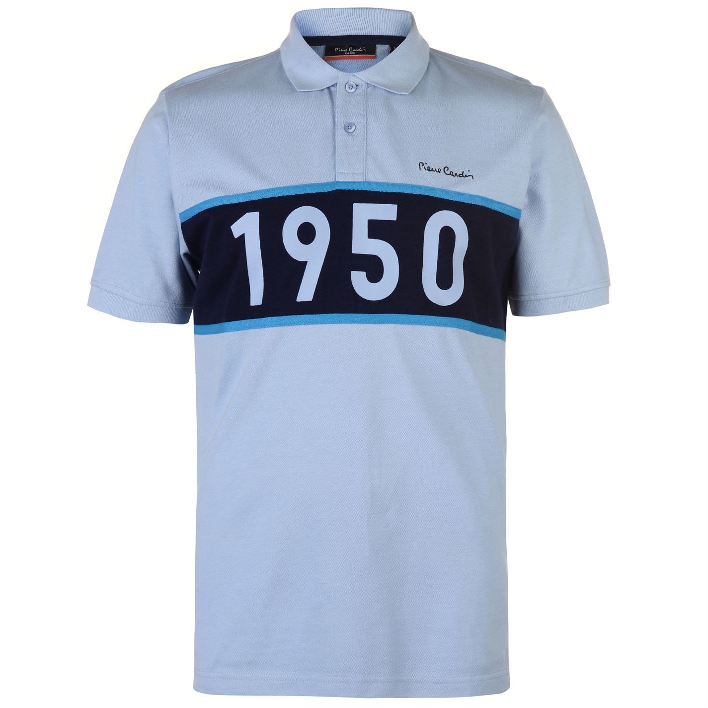 

Поло Pierre Cardin 1950 Polo Shirt Mens L Голубой/Синий