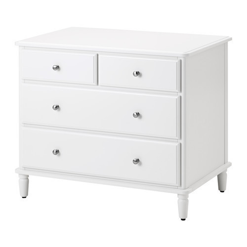 

Комод с 4 ящиками IKEA TYSSEDAL 87x76 см белый (803.913.25)