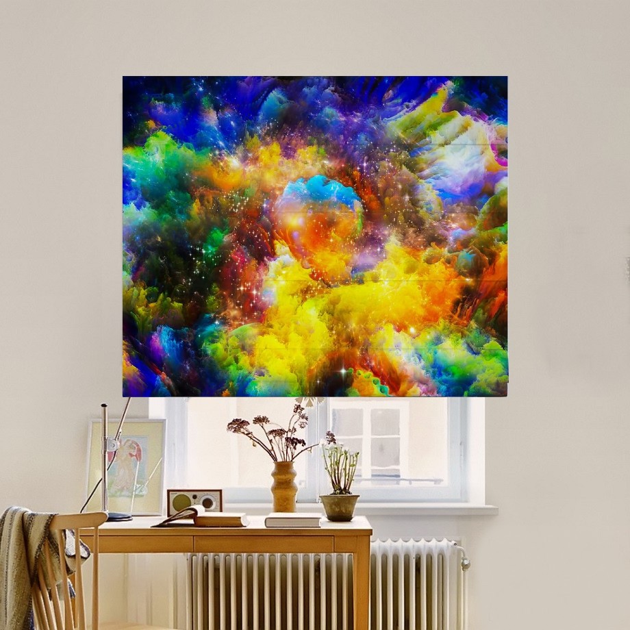 

Римская штора система Classic InHt Фотопечать Космос 07-043 Блэкаут 170х170 см