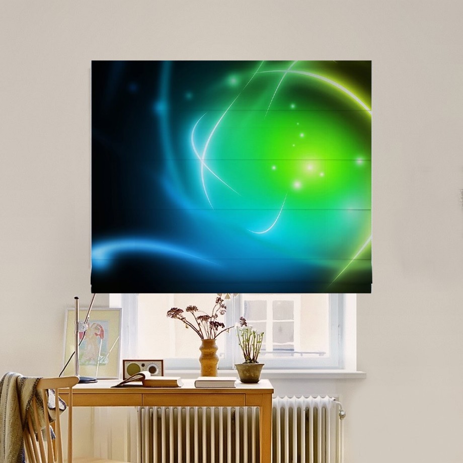 

Римская штора система Classic InHt Фотопечать Абстракция 13-316 Блэкаут 80х170 см