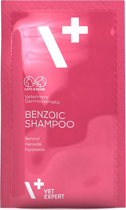 Антибактериальный противогрибковый VetExpert Benzoic Shampoo шампунь ...