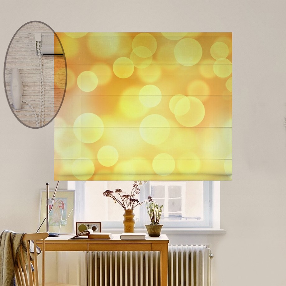 

Римская штора система Lux Coullise InHt Фотопечать Абстракция 13-104 Блэкаут 220х170 см