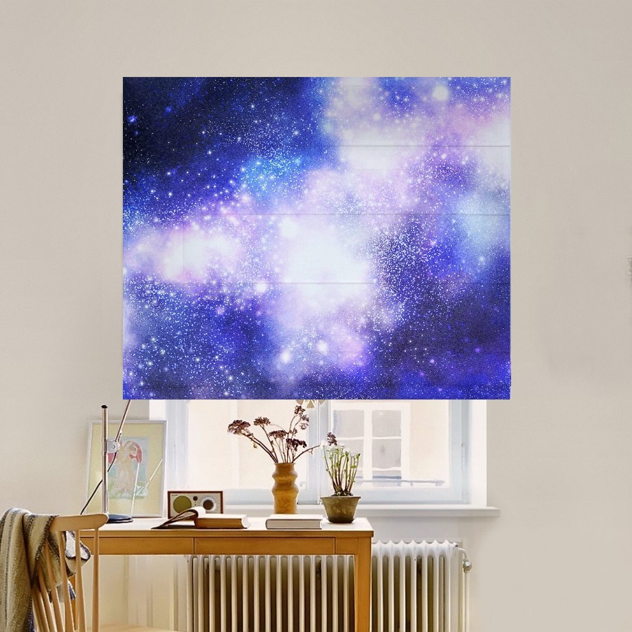 

Римская штора система Classic InHt Фотопечать Космос 07-018 Блэкаут 230х170 см