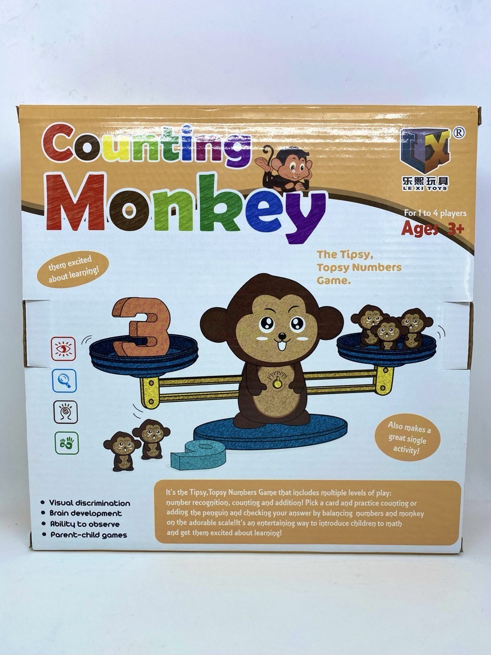 Обезьянка весы с цифрами игра развивающая детская математическая Caunting  Monkey – фото, отзывы, характеристики в интернет-магазине ROZETKA от  продавца: Терет | Купить в Украине: Киеве, Харькове, Днепре, Одессе,  Запорожье, Львове