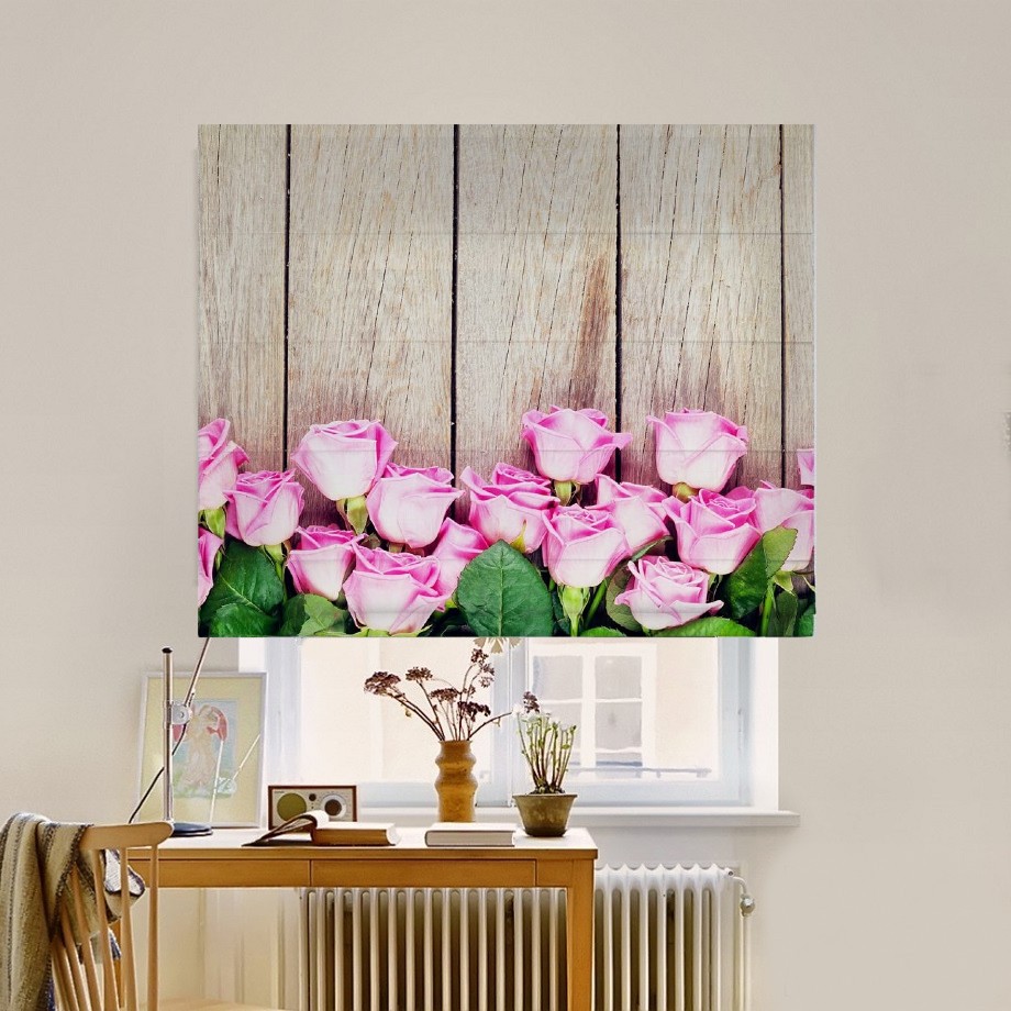 

Римская штора система Classic InHt Фотопечать Цветы 03-038 Блэкаут 240х170 см