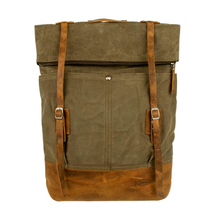 

Городской рюкзак Ролл Топ roll top FC-1792 Fisher 45x36x12 см Коричневый