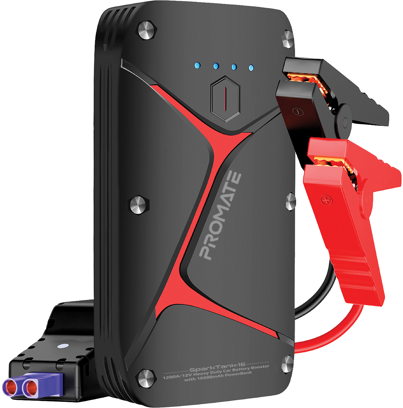 Распаковка Promate SparkTank-16 16000 mAh 1200A Jump Starter Black  (sparktank-16.black)