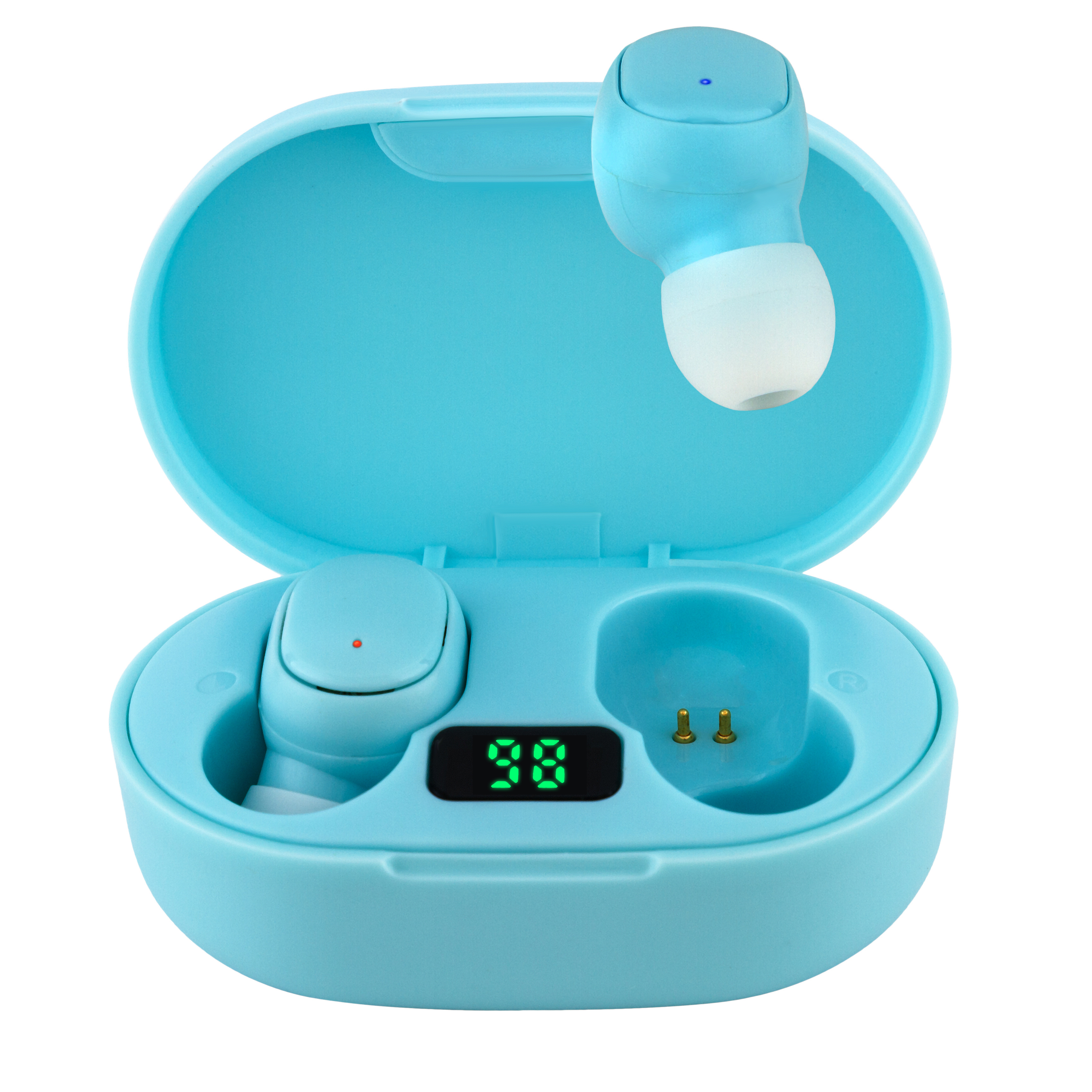 

Наушники беспроводные tws AURA E6S blue