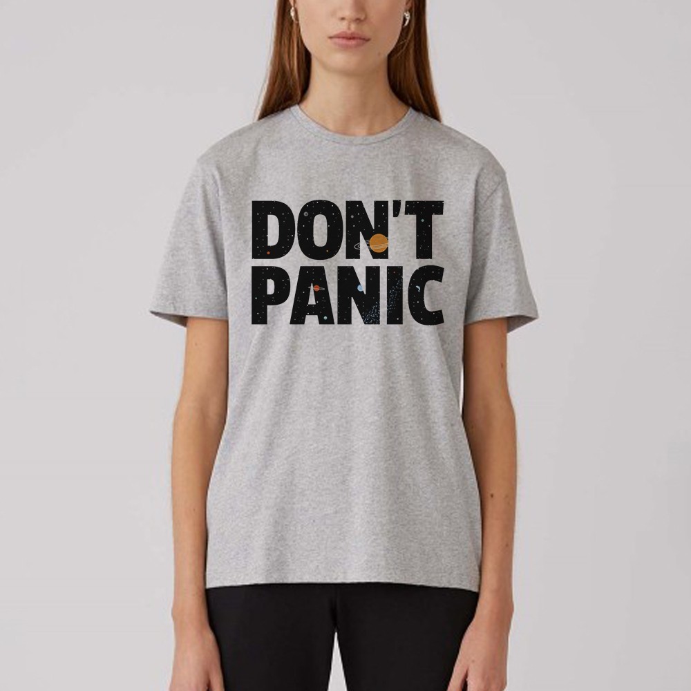 

Футболка Fanbolka Не Паникуй Don't Panic  Светло-серая меланжевая, Футболка Fanbolka Не Паникуй Don't Panic XL Светло-серая меланжевая