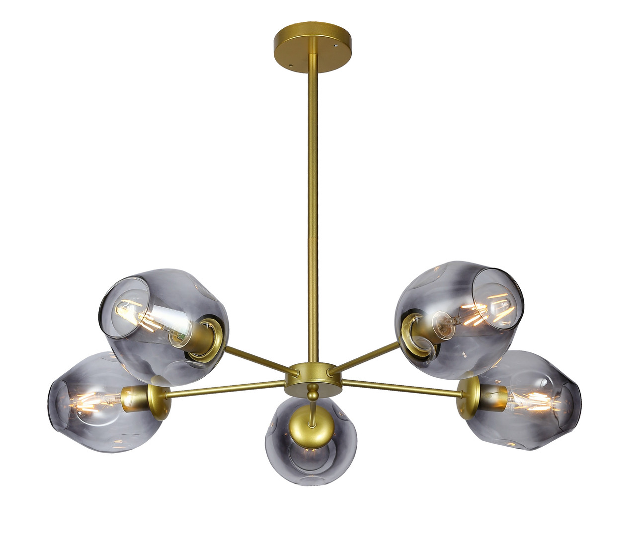 

Люстра Levistella 7526039-5 GD+BK