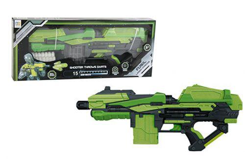 

Бластер пневматический с поролоновыми пулями (черно-салатовый) FENG JIA HC244212 ( TC121037)