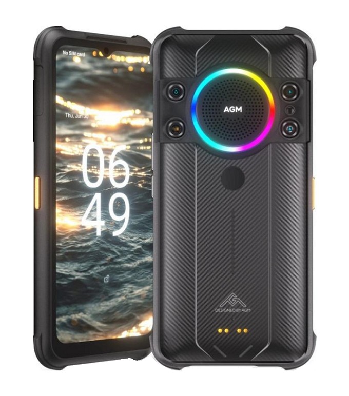 Смартфон AGM H5 Pro 8/128 Gb black, 6.52", Helio G85, 3G, 4G, NFC ...