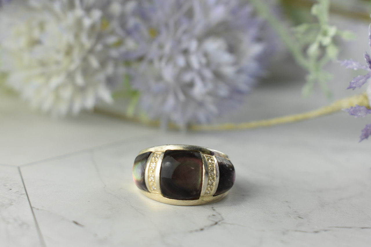 

Серебряное кольцо со Вставками Из Перламутра 0987 Sky Jewelry 18 (513)