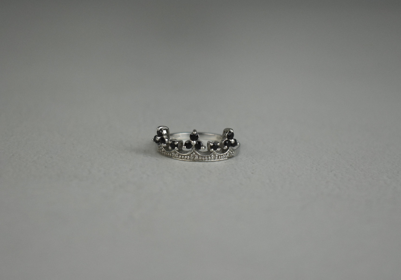 

Серебряное кольцо с Нефритом И Топазом Корона 678 Sky Jewelry 17 (873)