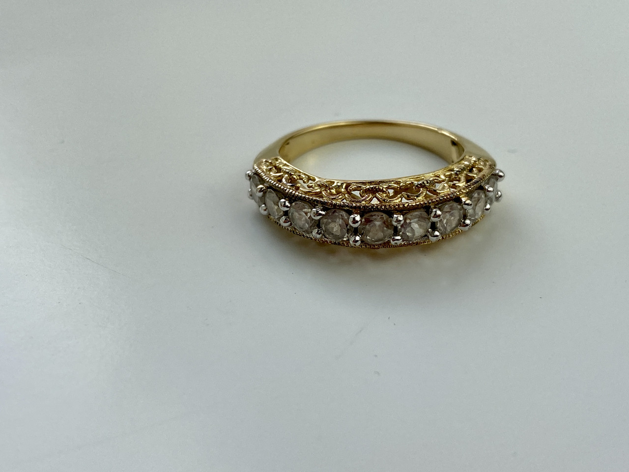 

Серебряное кольцо в позолоте с Фианитами Блеск 8887 Sky Jewelry 17,5