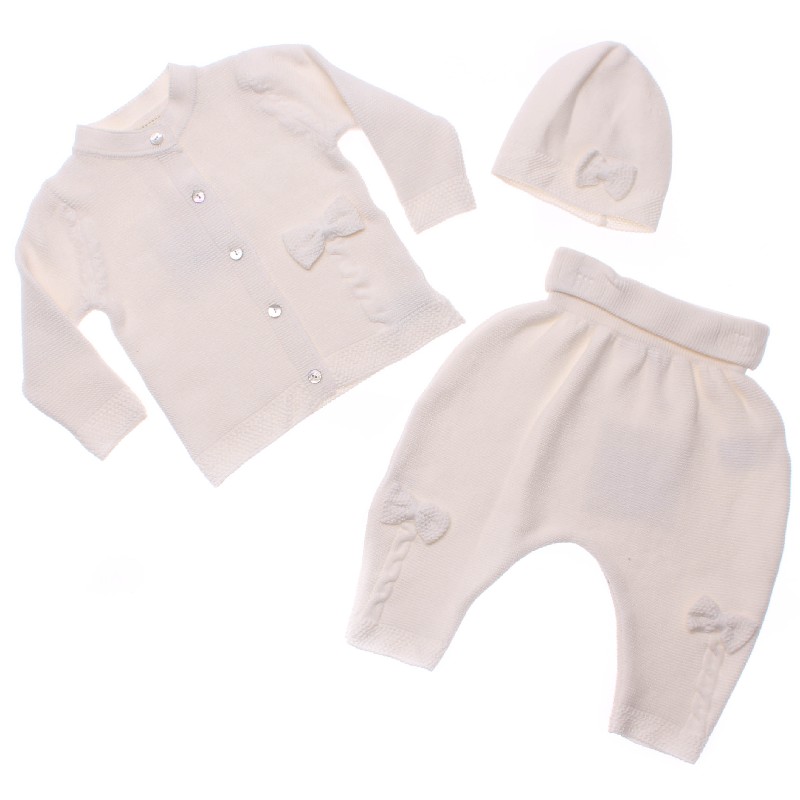 

Кофта + Брюки + Шапка NINOS ALEGRES NA 1102 80 см кремовый