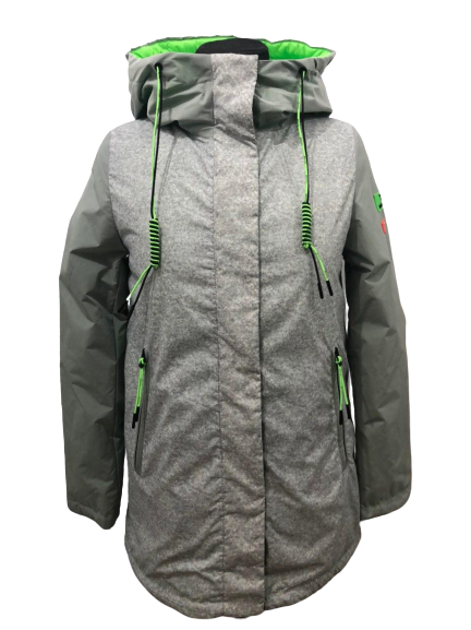 

Куртка женская демисезонная TOWMY TM-BK-7026 S Светло Серая
