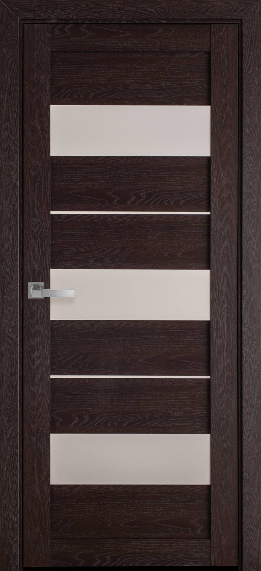 

Двери межкомнатные Новый Стиль Лилу G Дуб Мускат ПВХ Ultra стекло сатин 600*2000