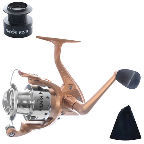 

Рыболовная катушка Sams Fish Trophy 3000 3BB SF23806 металлическая шпуля с дополнительной пластиковой шпулей