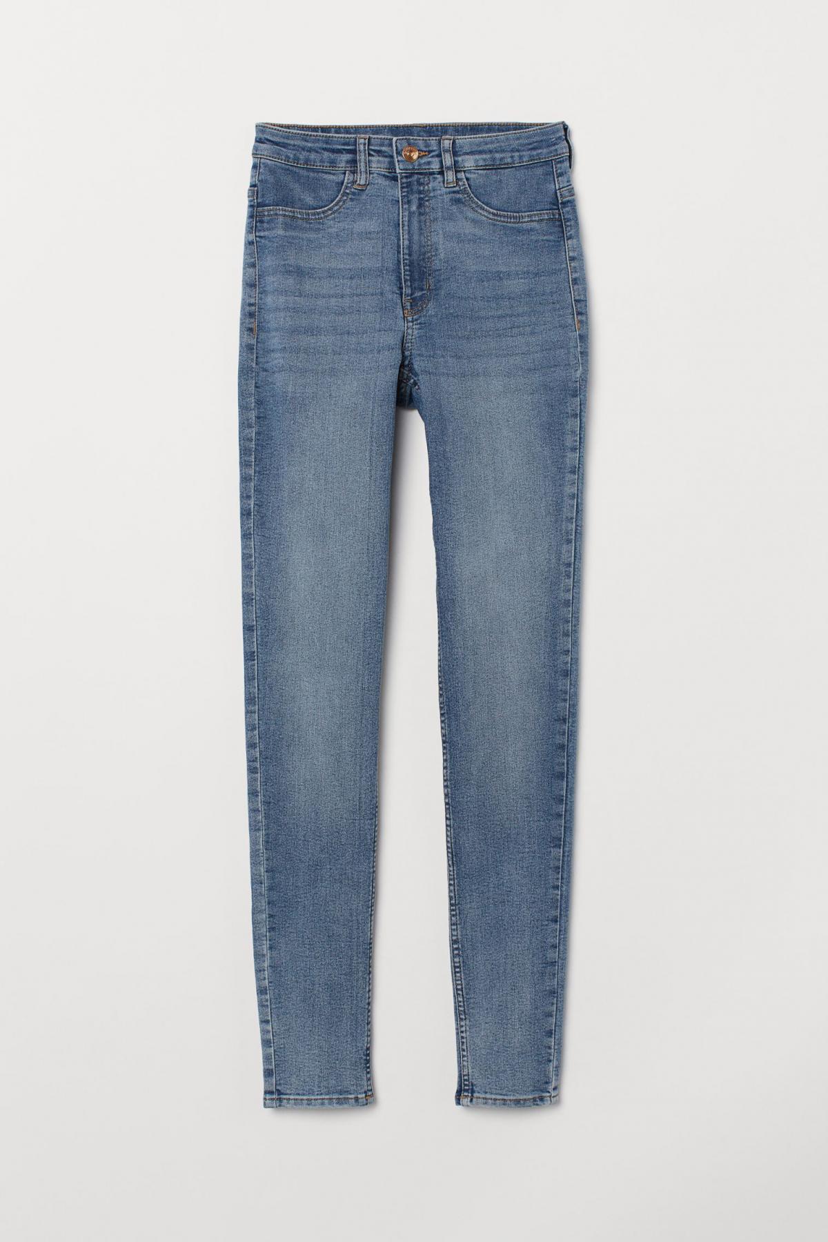 

Джинсы Super Skinny High H&M 34 Голубые
