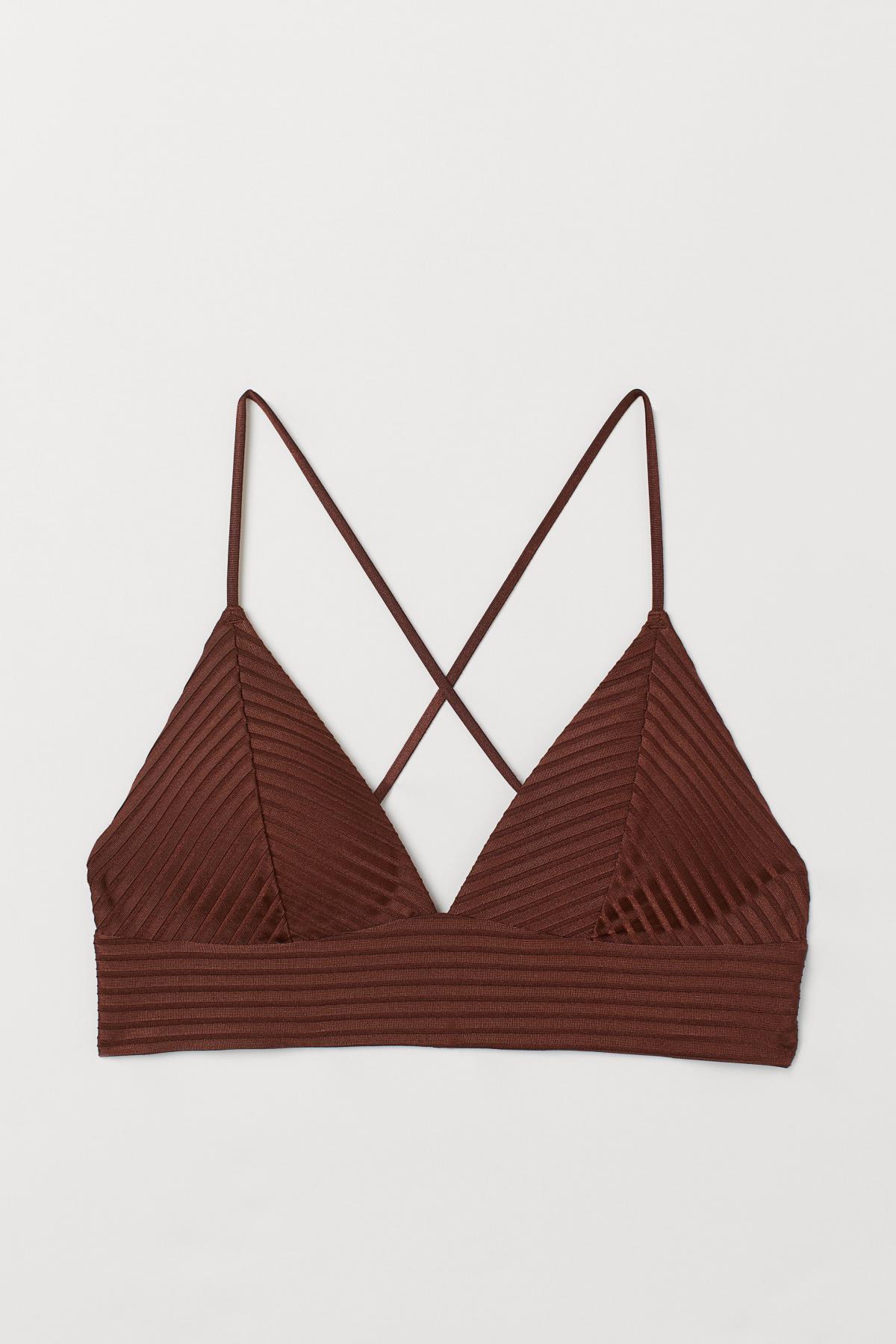 

Лиф бикини из треугольников H&M eur  Коричневый (3773-0684209018, Лиф бикини из треугольников H&M eur 34 Коричневый (3773-0684209018)