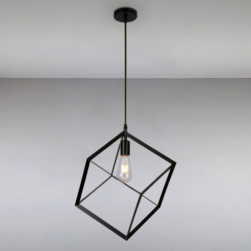 

Люстра лофт подвесная Light House LS-15174-1 BK черная